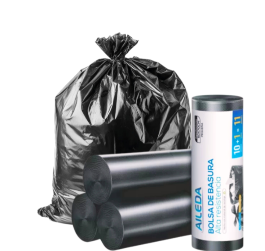 Bolsas de basura negra 50x70 cm. Aileda
