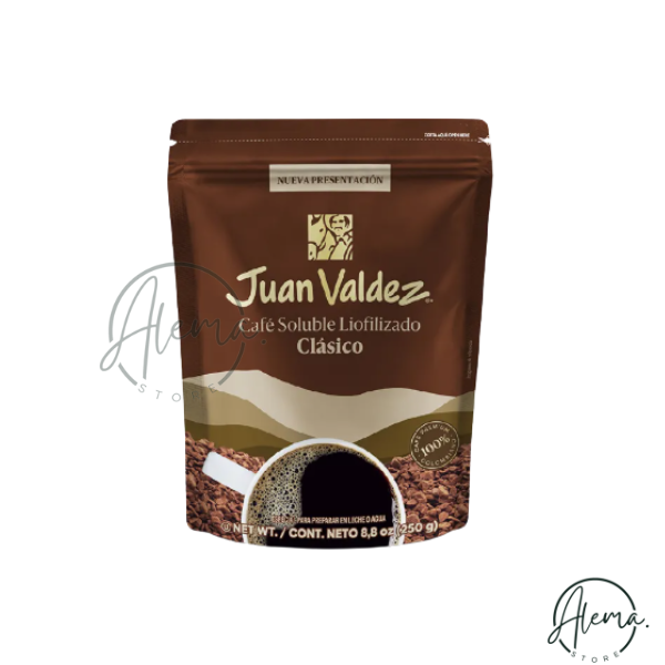 Café Juan Valdez Liofilizado Tradicional Formato Doypack 250 g