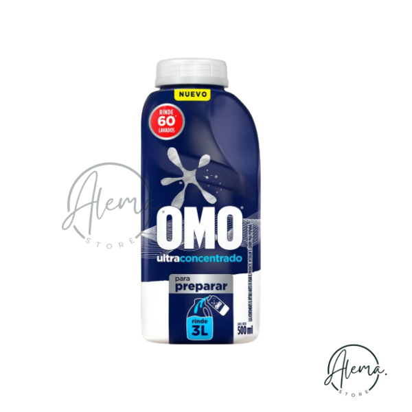Detergente Líquido Omo 500 ml Para Diluir.