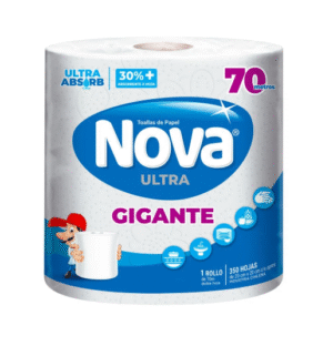 Toalla de Papel Nova Gigante Doble Hoja 70 m.