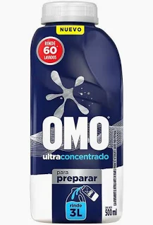 Detergente Líquido Omo 500 ml Para Diluir.