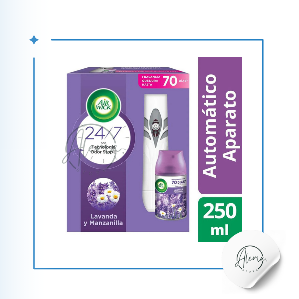 Ambientador Desodorante Air Wick Freshmatic Aparato Full Lavanda 250 ml