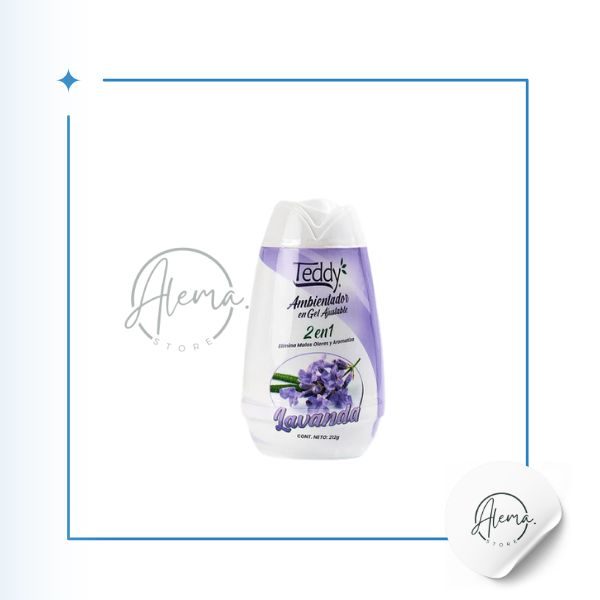 Ambientador en Gel Ajustable Teddy Lavanda 212g
