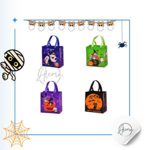 Bolsa Dulces Halloween 16 X 25 Cm - Diseños Variados