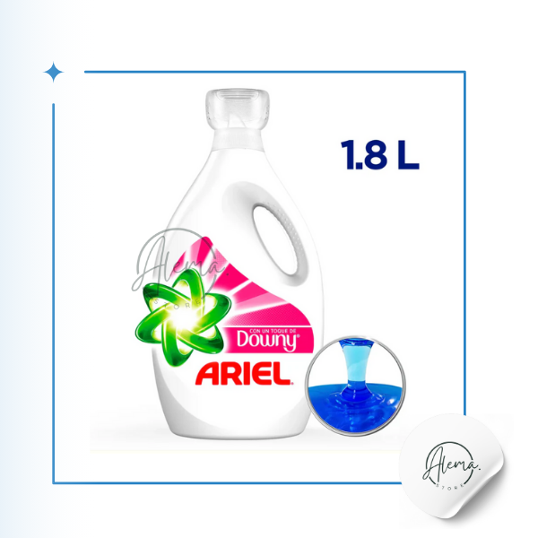 Detergente Líquido Ariel Toque de Downy Más Perfume 1.8 L