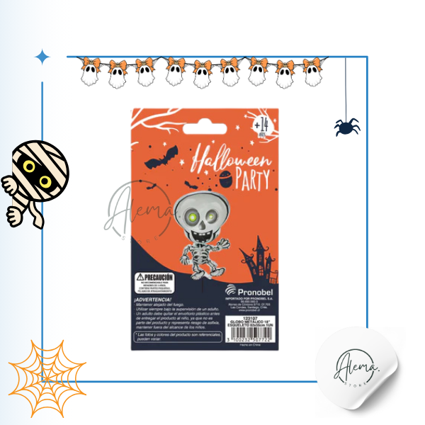 Globo Metálico Esqueleto 47 X 81 Cm