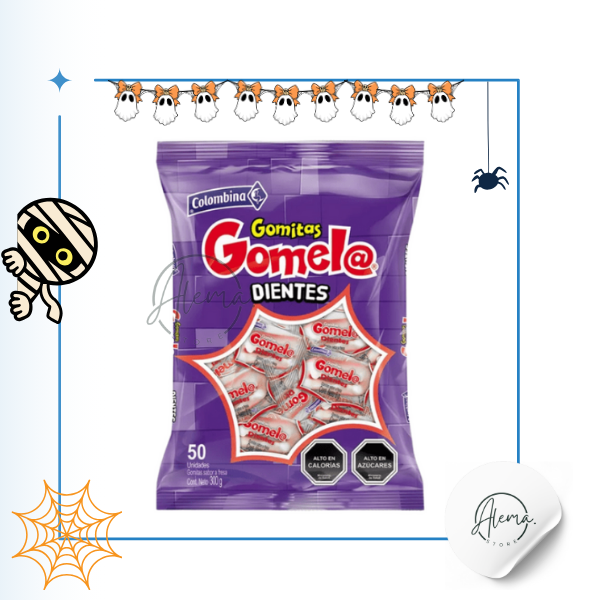 Gomitas Gomela Dientes 50 Unidades 300 Gramos - Colombina