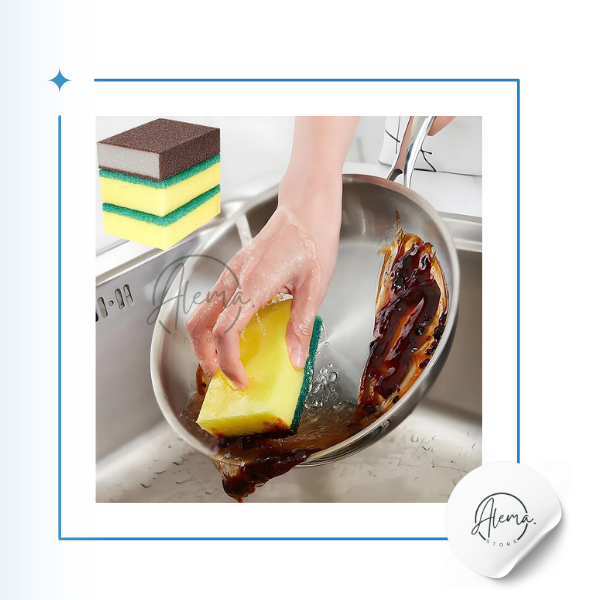 Kit Aileda 2 Esponja Lisa Multiuso + 1 Esponja Mágica Cocina abrasiva v2 Kit Aileda 2 Esponja Lisa Multiuso + 1 Esponja Mágica Cocina abrasiva