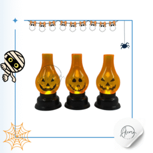 Linterna Calabaza  Led 12 cm - Halloween