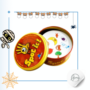 Spot It! Juego Doble Blue Orange - Genérico