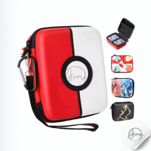 Caja Organizadora Tarjetas  Diseño Pokebola