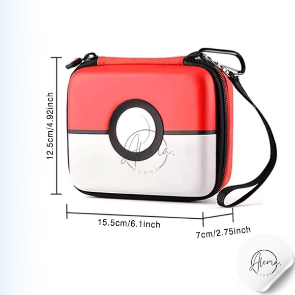 Caja Organizadora Tarjetas Diseño Pokebola v2 Caja Organizadora Tarjetas Diseño Pokebola