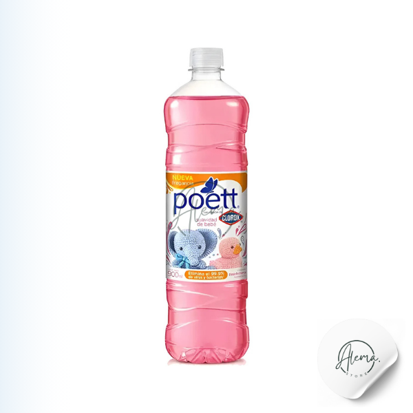 Limpiador Aromatizante Poett Suavidad De Bebe 900ml - Limpia Pisos