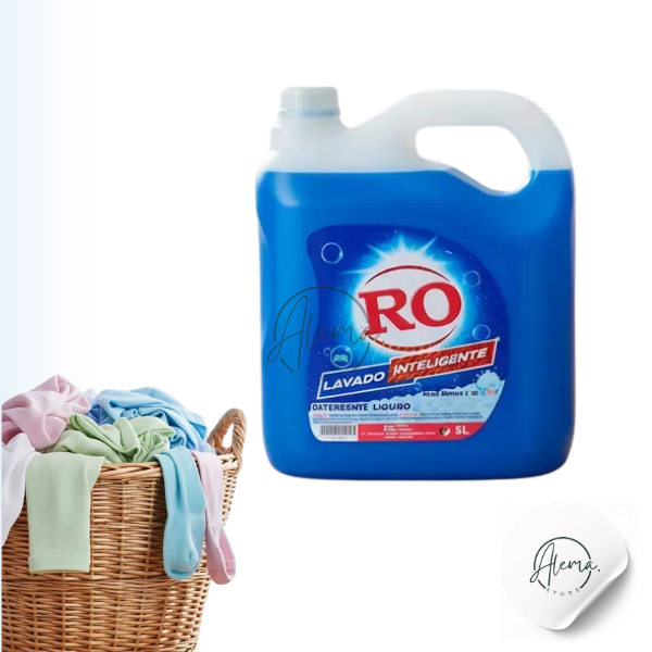 Detergente Líquido RO 5 litros 2 Detergente Líquido Ro. Bidón de 5 litros