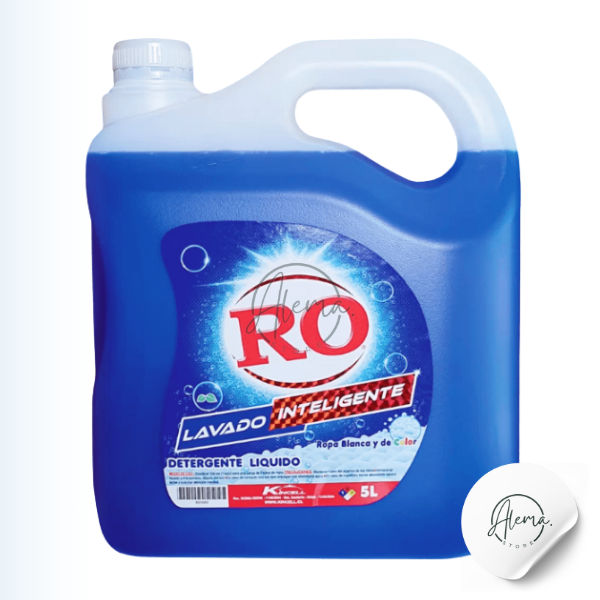 Detergente Líquido RO 5 litros 3 Detergente Líquido Ro. Bidón de 5 litros