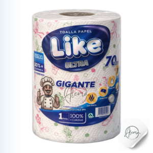 Papel Like ultra Toalla Papel Like Ultra Doble Hoja 70 m