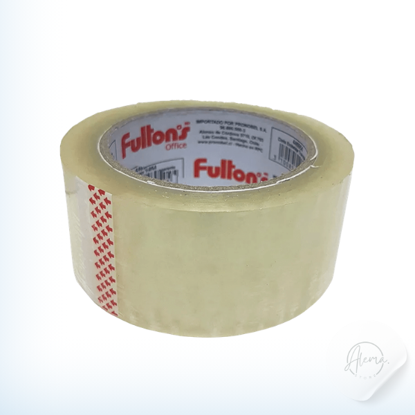 Cinta Fultons 48 mm x100 m Cinta Fultons Embalaje 48 Mm x 100 Mt Transparente