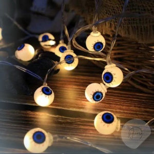 Guirnalda Con Luz Ojos Halloween 1.5 Mts
